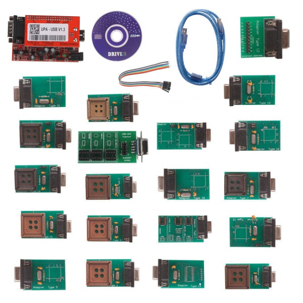New UPA USB Programmer Full Adaptors With NEC Function
