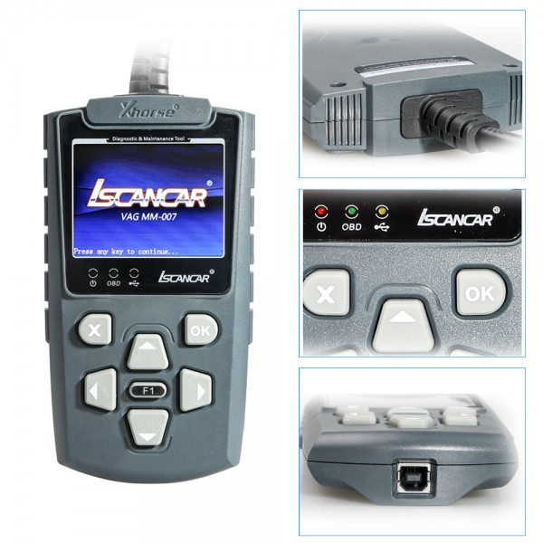 Xhorse Iscancar VAG-MM007 Diagnostic and Maintenance Tool Support Offline Refresh for VW, Audi, Skoda, Seat & MQB Mileage Correction