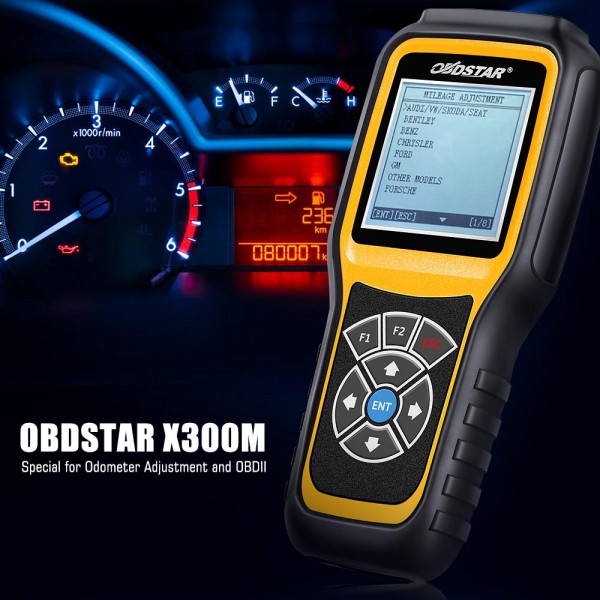 [US/UK Ship] OBDSTAR X300M Special for Odometer Adjustment and OBDII Support Mercedes Benz & MQB VAG KM Function