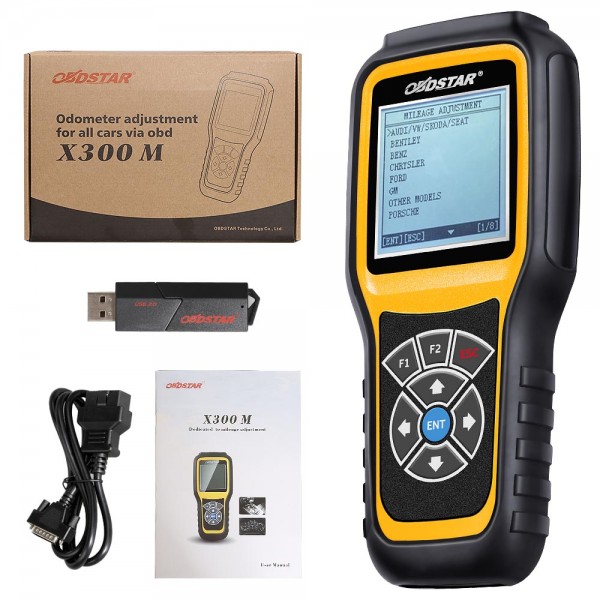 [US/UK Ship] OBDSTAR X300M Special for Odometer Adjustment and OBDII Support Mercedes Benz & MQB VAG KM Function