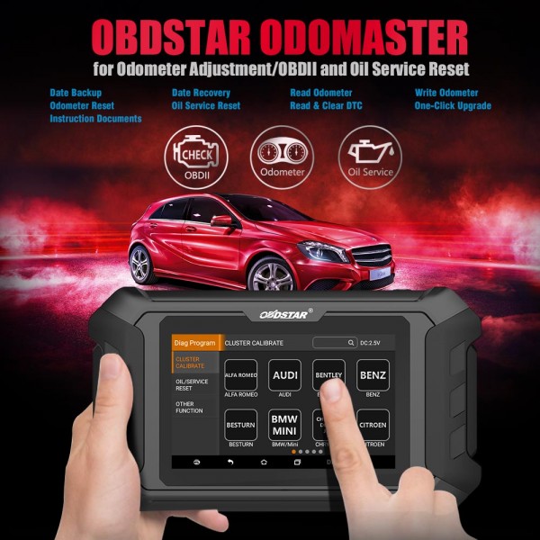 [7% Off $743.07] UK Ship OBDSTAR ODO Master for Odometer Adjustment/Oil Reset/OBDII Functions Update Version of X300M