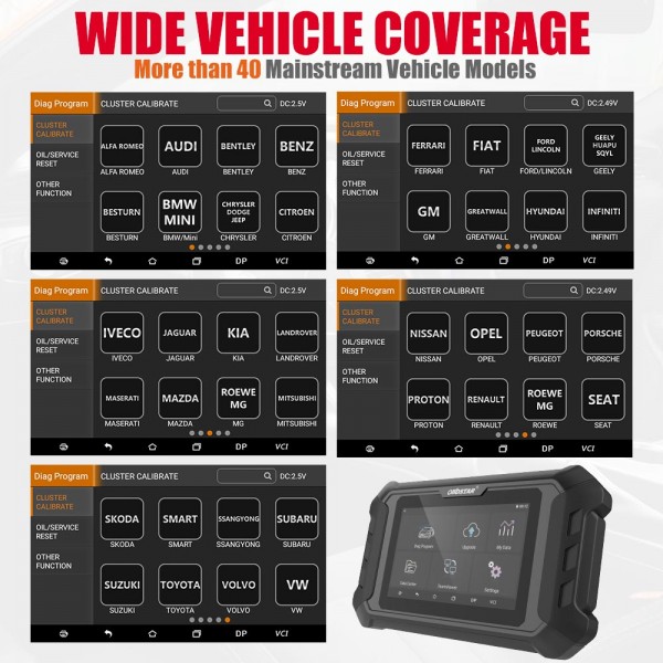 [7% Off $743.07] UK Ship OBDSTAR ODO Master for Odometer Adjustment/Oil Reset/OBDII Functions Update Version of X300M