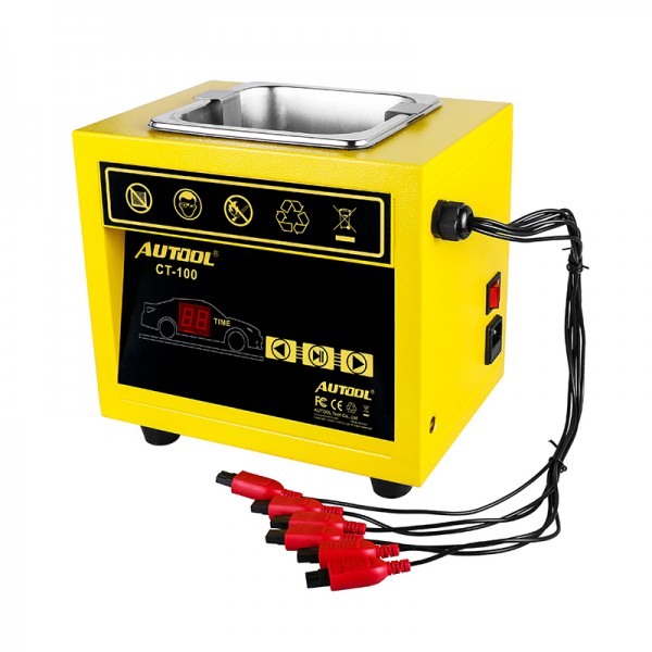 AUTOOL CT100 Professional Universal gasonline Car Motorcycle Auto Fuel Injector Cleaning machine 220/110V CT-100 tool for car