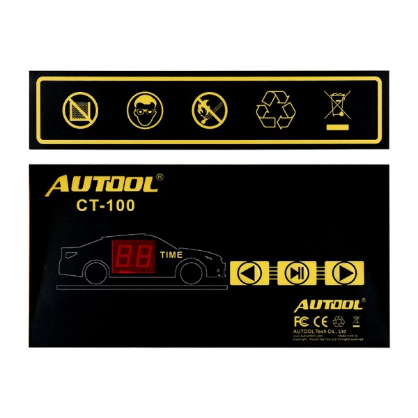 AUTOOL CT100 Professional Universal gasonline Car Motorcycle Auto Fuel Injector Cleaning machine 220/110V CT-100 tool for car