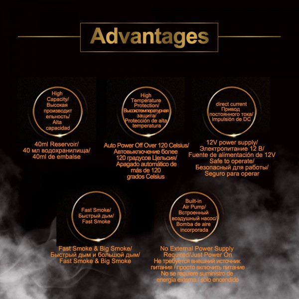 AUTOOL SDT202 Car Smoke Machines Auto Pipe Leak Locator Automotive Diagnostic Smog Gas Leakage Analyzer Detector Discover Tool