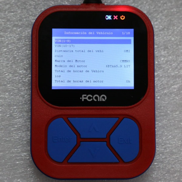 Exclusive Sale Fcar F502 Heavy Duty Handheld Code Reader for J1939 and J1708 Truck Scanner