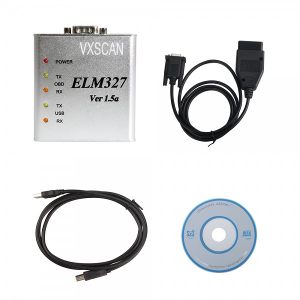 ELM327 1.5V USB CAN-BUS Scanner Software Software V2.1 Supports Two Platforms DOS And Windows
