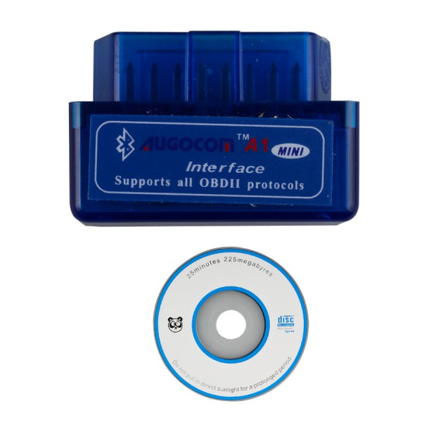 5pcs AUGOCOM MINI ELM327 Bluetooth OBD2 Hardware V1.5 Software V2.1
