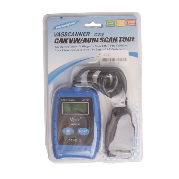 VAG Auto Scanner VC210 OBD2 OBDII EOBD CAN Code Reader Diagnostic Tool VW/AUDI