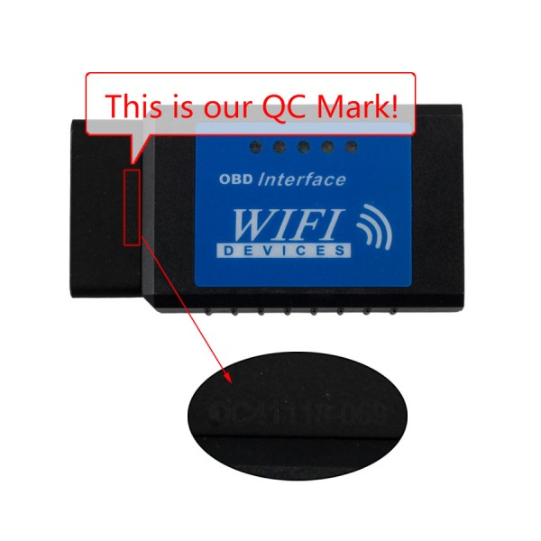 V1.5 ELM327 OBDII WiFi Diagnostic Wireless Scanner for Apple iPhone Touch
