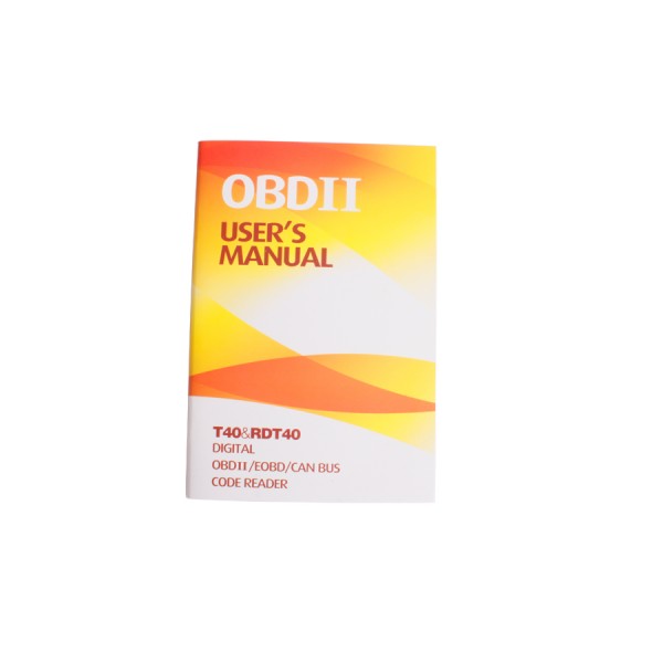 Original Factory OBD2 Scanner/Auto Basic Code Reader T40 Multilingual One Year Warranty