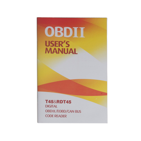CAN OBD2/EOBD VAG Code Reader T45 Multilingual One Year Warranty