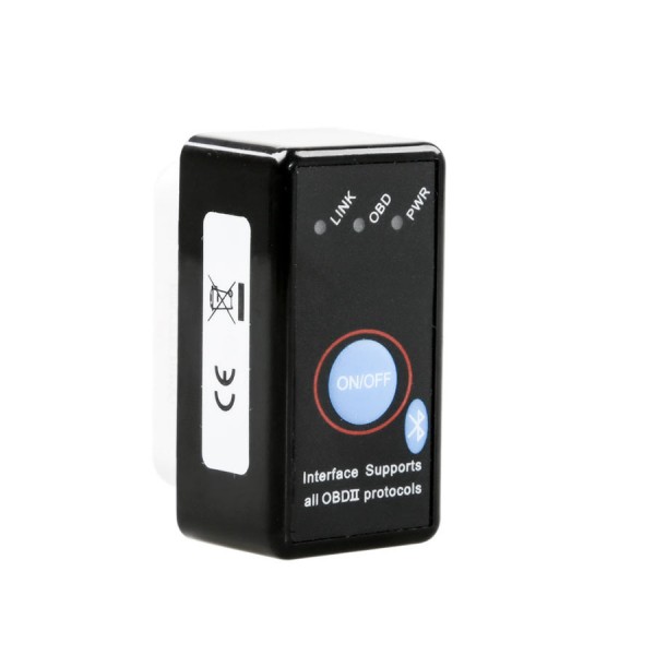 NEW Super Mini ELM327 Bluetooth OBD-II OBD Can With Power Switch Software V2.1