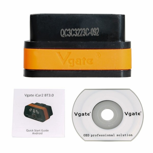 Vgate iCar 2 Bluetooth Version ELM327 OBD2 Code Reader iCar2 For Android/ PC (Six Color Available)