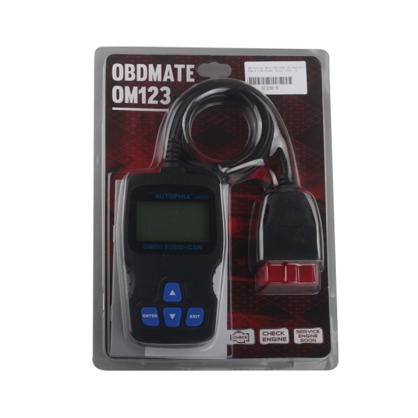 AUTOPHIX OM123 OBD2 EOBD CAN Hand-held Engine Code Reader (Blue Color) Multi Language
