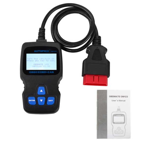 AUTOPHIX OM123 OBD2 EOBD CAN Hand-held Engine Code Reader (Blue Color) Multi Language
