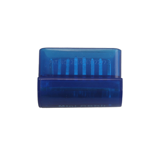Mini OBDII Car Diagnostic Scanner for Android and Windows (Blue/Black/White)
