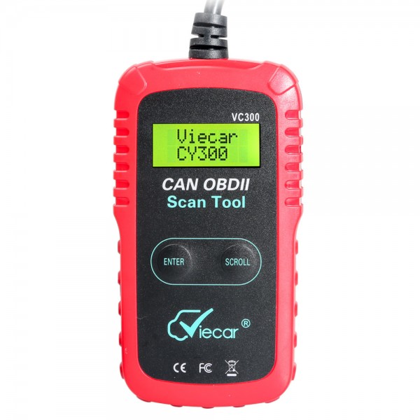 OBD2 Diagnostic Interface Tool VIECAR CY300 ELM327 OBD2 Scanner VC300 Support SAE J1850 Protocol