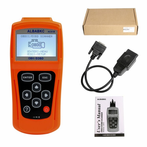 ALBABKC AC619 Auto Fault Detection Clear the Instrument Diagnostic Scan Tool