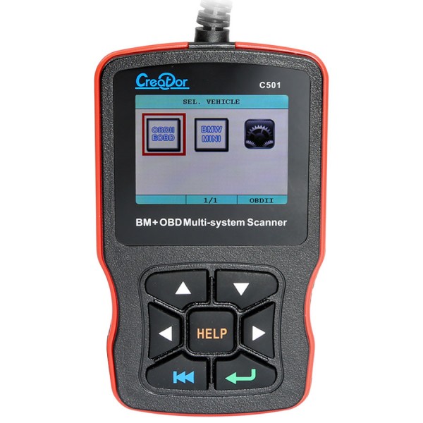 [US Ship No Tax] Creator C501 BMW & OBDII/EOBD Multi-System Scanner