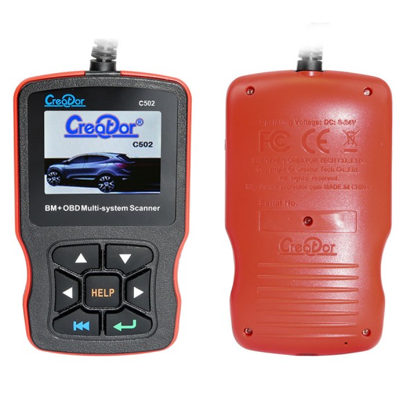 [US Ship No Tax] Creator C502 BENZ & OBDII/EOBD Multi-system Scanner