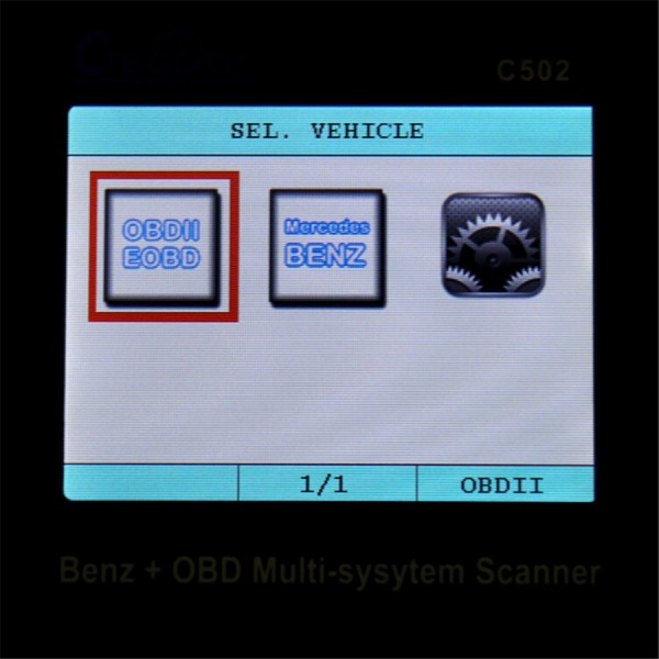 [US Ship No Tax] Creator C502 BENZ & OBDII/EOBD Multi-system Scanner