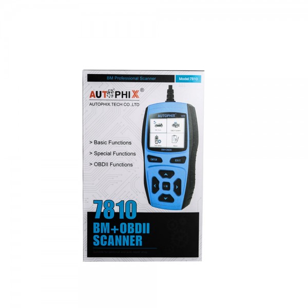 Autophix 7810 Diagnostic Tools Oil Service Reset SAS EPB Engine Code Reader For BMW Mini