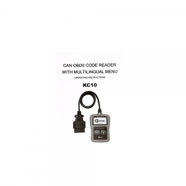 KZYEE KC10 OBD II & CAN Code Reader Universal OBDII Automotive Code Reader Support Multi-Language