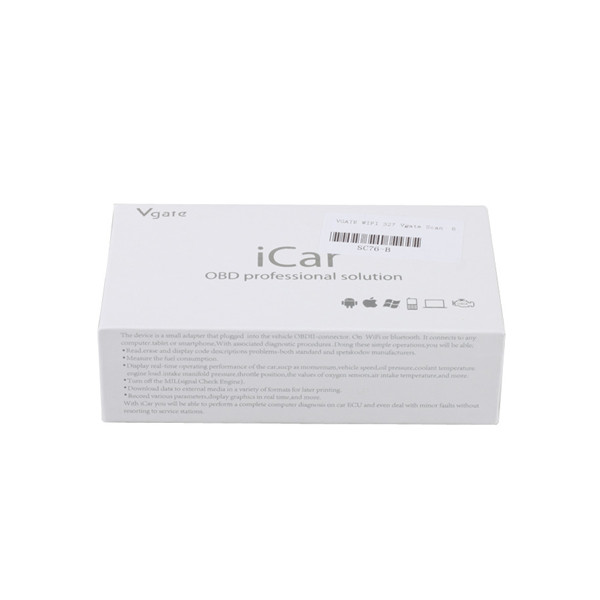 VGATE WIFI OBD Multiscan ELM327 For Android PC iPhone iPad Software V2.1