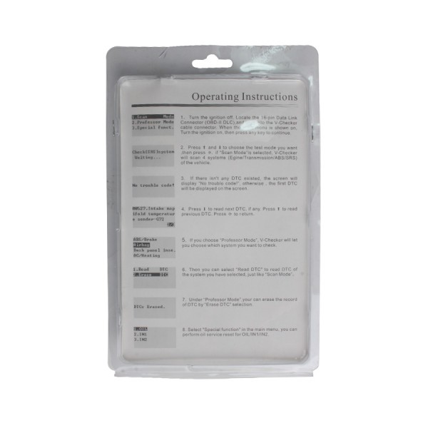 V-CHECKER V102 VAG PRO Code Reader Without CAN BUS