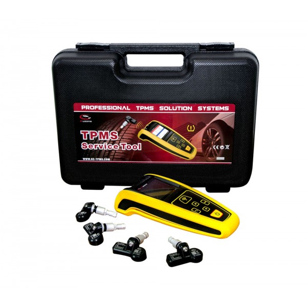 AUZONE AT60 TPMS Diagnostic & Service Tool with 4pcs 315MHz/433MHz Universal Sensor Better than Autel TS401