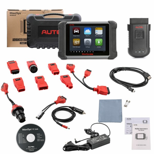 [US/UK Ship No Tax] AUTEL MaxiSys MS906BT Advanced Wireless Diagnostic Devices for Android Operating System One Years Free Update Online