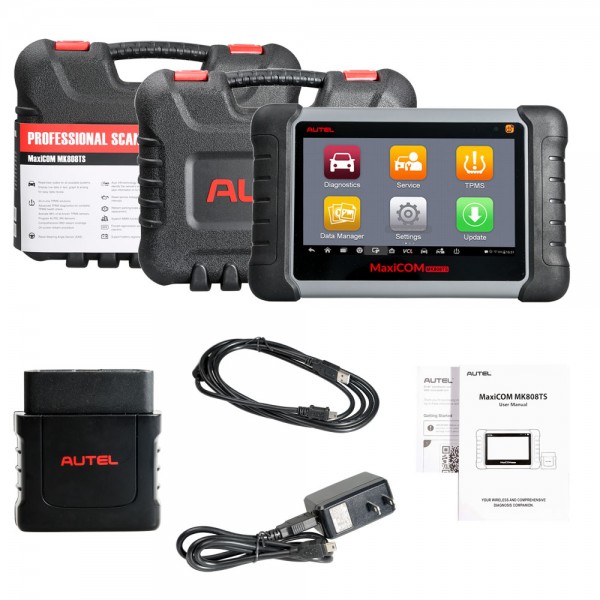 [UK Ship No Tax] Autel MaxiCOM MK808TS Auto TPMS Relearn Tool Universal Tire Sensor Activation Pressure Monitor Reset Scanner