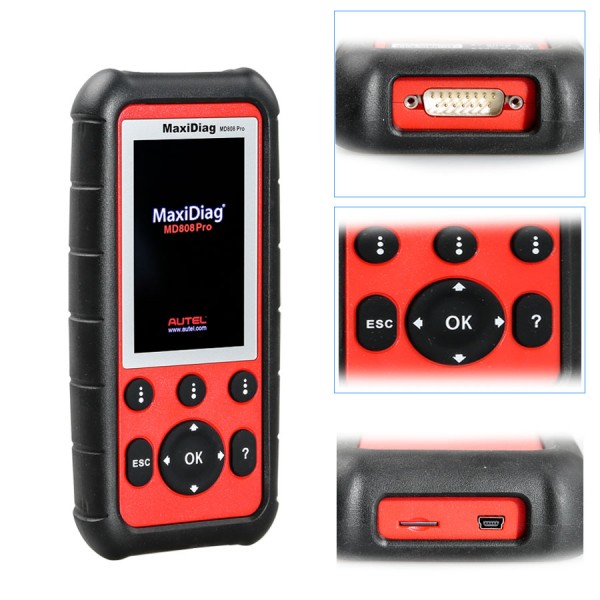 [UK Ship No Tax] Autel MaxiDiag MD808 Pro All Modules Scanner Code Reader (MD802 ALL+MaxicheckPro) Free Update Online