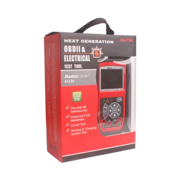 Original Autel AutoLink AL539 OBDII/CAN SCAN TOOL Internet Update Multilingual Menu Ship From US