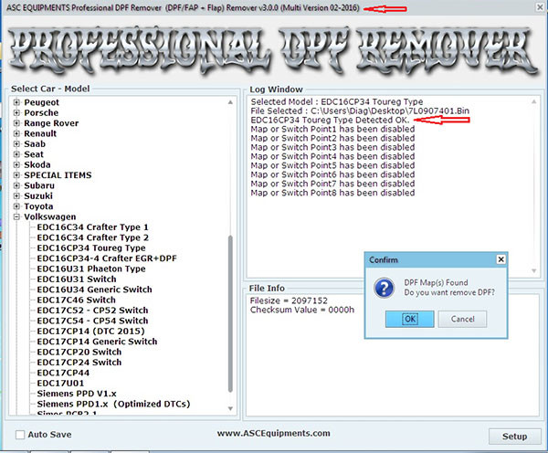 Modifying DPF / FAP - EGR - FLAP-DTC-1