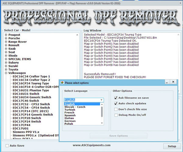 Modifying DPF / FAP - EGR - FLAP-DTC-3
