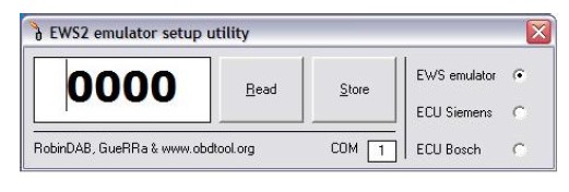 EWS2 emulator setup utility EWS2 emulator setup utility