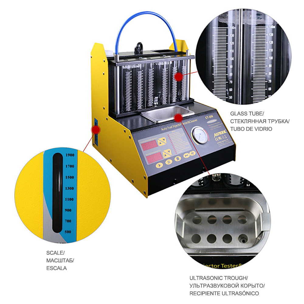 Autool Car Fuel Injector Cleaning Machine